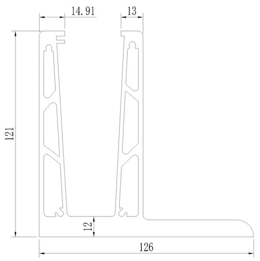 U-channel Railings / Design 008