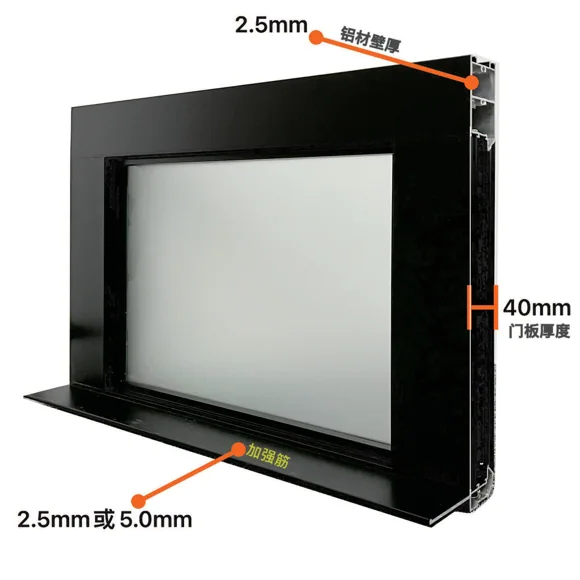 Glass sectional doors / View 1