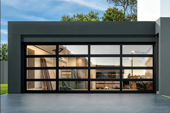 Glass sectional doors / View 5