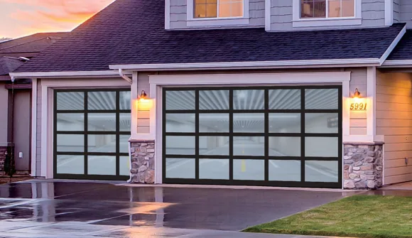 Glass sectional doors / View 2