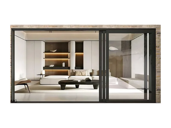 186 Three-Track Sliding Door with Flyscreen